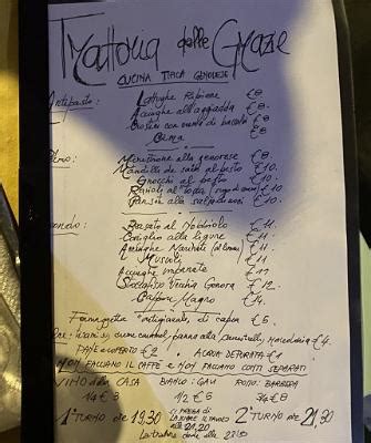 grazie trattoria|grazie trattoria menu.